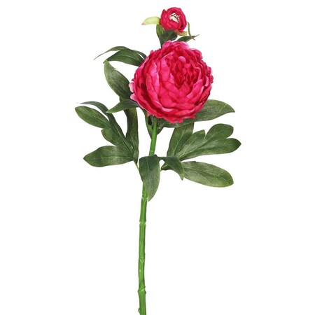 Dare2Decor Peony X2 Floral StemHot Pink, 3PK DA591056